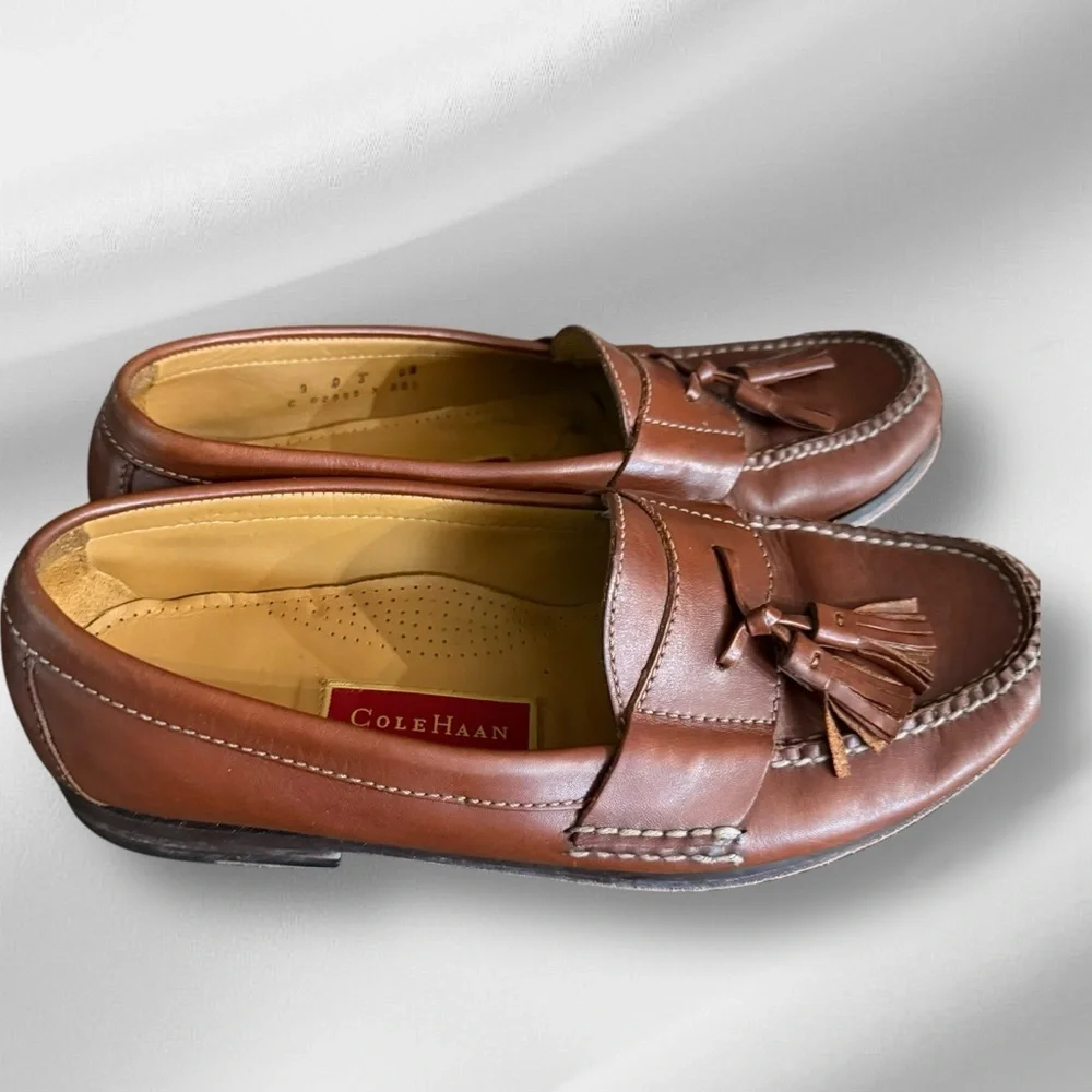 Cole Haan Brown Leather Loafers‎